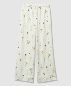 ANAYI / アナイ その他パンツ | 【セットアップ対象商品】ボタニカルサテンプリントイージーパンツ