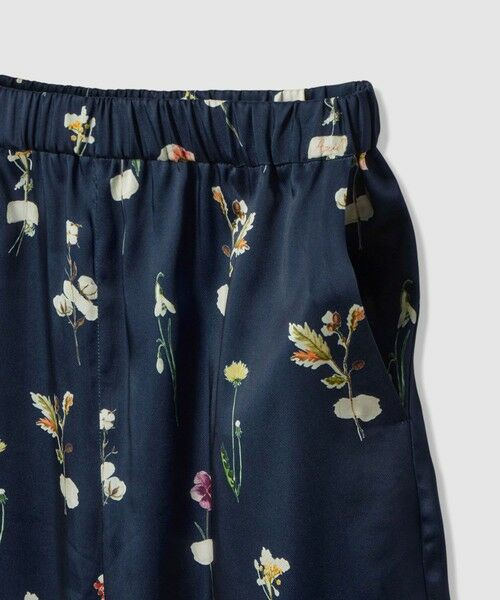 ANAYI / アナイ その他パンツ | 【セットアップ対象商品】ボタニカルサテンプリントイージーパンツ | 詳細4