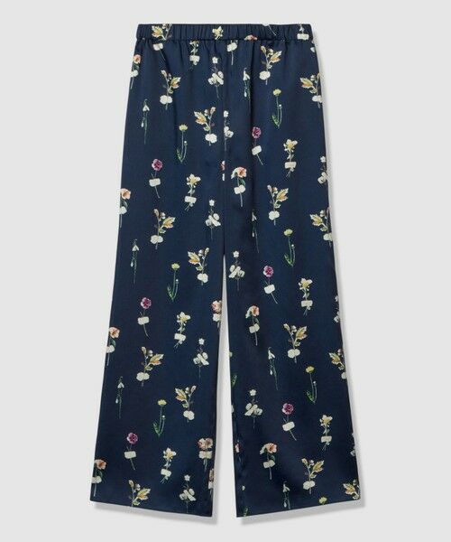 ANAYI / アナイ その他パンツ | 【セットアップ対象商品】ボタニカルサテンプリントイージーパンツ(navy (65))