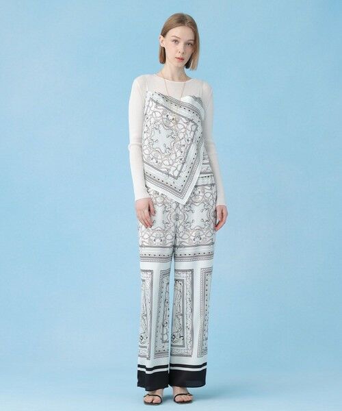 ANAYI / アナイ その他パンツ | 【セットアップ対応商品】スカーフプリントイージーパンツ | 詳細1