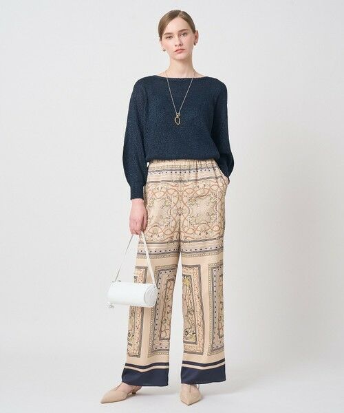 ANAYI / アナイ その他パンツ | 【セットアップ対応商品】スカーフプリントイージーパンツ | 詳細9