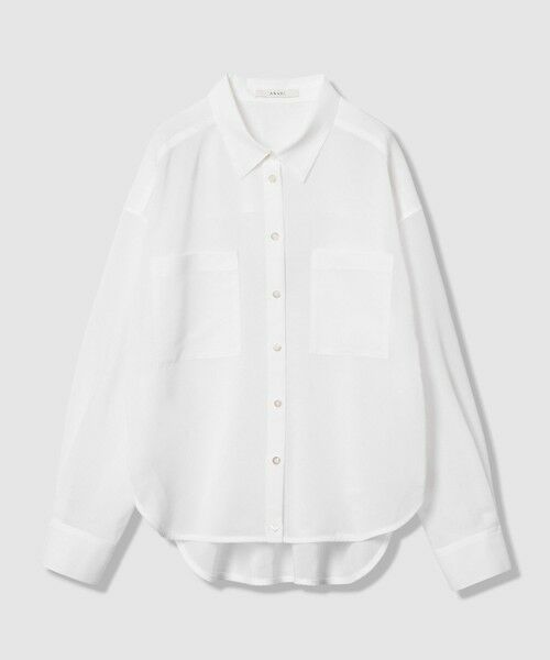 ANAYI / アナイ シャツ・ブラウス | ボイルストレッチ2WAYシャツ（white (01)）