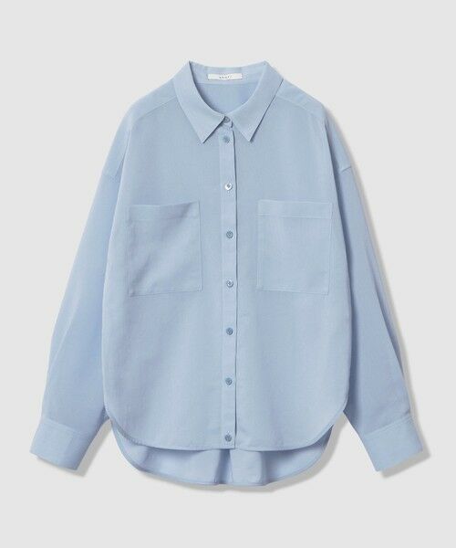 ANAYI / アナイ シャツ・ブラウス | ボイルストレッチ2WAYシャツ（sax (63)）