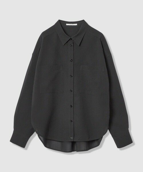 ANAYI / アナイ シャツ・ブラウス | ボイルストレッチ2WAYシャツ（black (95)）