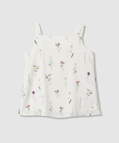 ANAYI / アナイ シャツ・ブラウス | 【セットアップ対象商品】ボタニカルサテンプリントスクエア ブラウス