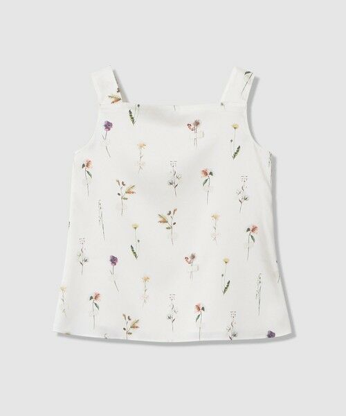 ANAYI / アナイ シャツ・ブラウス | 【セットアップ対象商品】ボタニカルサテンプリントスクエア ブラウス | 詳細1