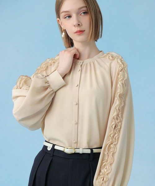 ANAYI / アナイ シャツ・ブラウス | ピコスカラスリーブスリット ブラウス | 詳細15