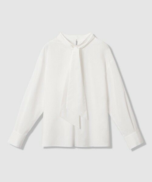 ANAYI / アナイ シャツ・ブラウス | ブロードワイドリボンタイ ブラウス(white (01))