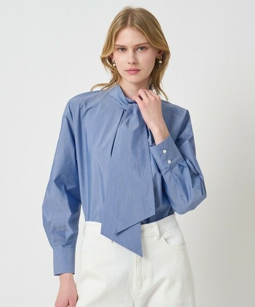 ANAYI / アナイ シャツ・ブラウス | ブロードワイドリボンタイ ブラウス | 詳細28