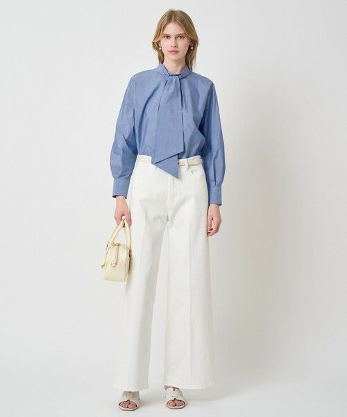 ANAYI / アナイ シャツ・ブラウス | ブロードワイドリボンタイ ブラウス | 詳細30