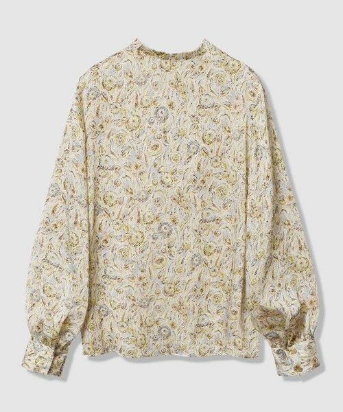 ANAYI / アナイ シャツ・ブラウス | ぼかしフラワーフリル ブラウス | 詳細1