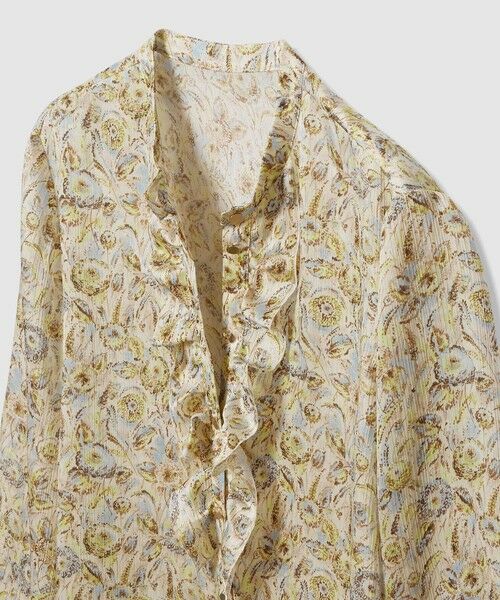 ANAYI / アナイ シャツ・ブラウス | ぼかしフラワーフリル ブラウス | 詳細2