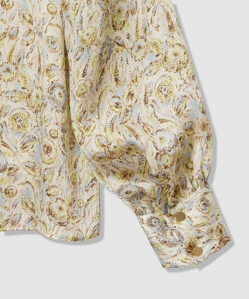 ANAYI / アナイ シャツ・ブラウス | ぼかしフラワーフリル ブラウス | 詳細3