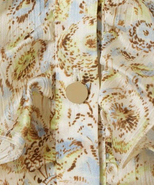 ANAYI / アナイ シャツ・ブラウス | ぼかしフラワーフリル ブラウス | 詳細5