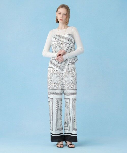 ANAYI / アナイ その他トップス | 【セットアップ対応商品】スカーフプリントキャミソール | 詳細5