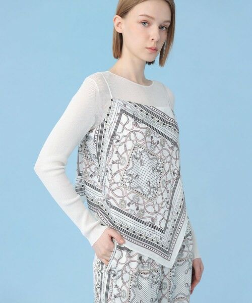 ANAYI / アナイ その他トップス | 【セットアップ対応商品】スカーフプリントキャミソール | 詳細1