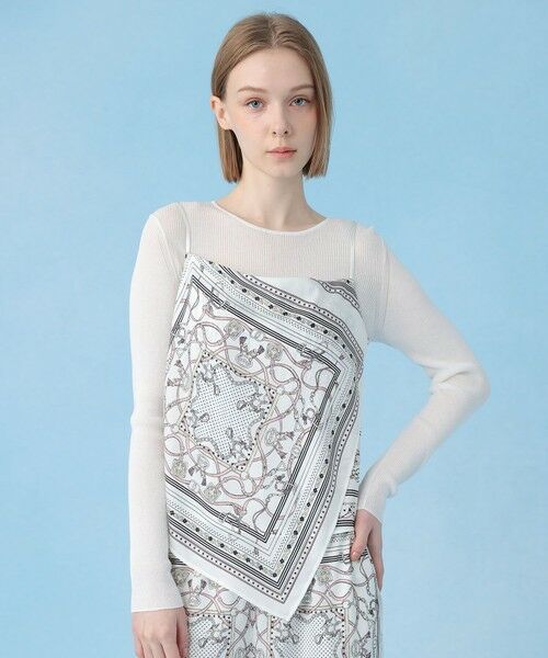 ANAYI / アナイ その他トップス | 【セットアップ対応商品】スカーフプリントキャミソール | 詳細3