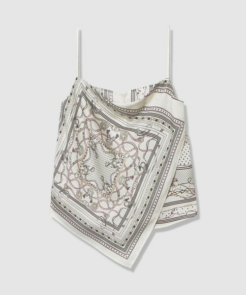 ANAYI / アナイ その他トップス | 【セットアップ対象商品】スカーフプリントキャミソール(off white (02))