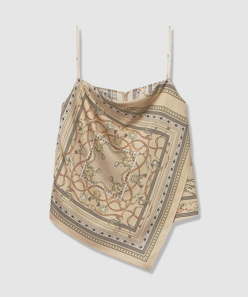 ANAYI / アナイ その他トップス | 【セットアップ対象商品】スカーフプリントキャミソール(beige (11))