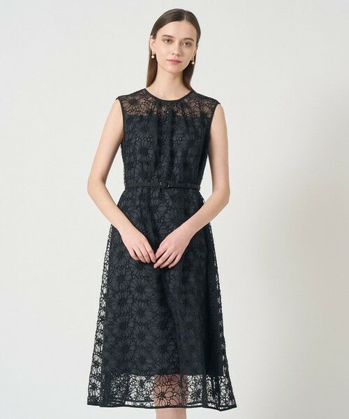 ANAYI / アナイ ロング・マキシ丈ワンピース | フラワー刺繍Aラインワンピース | 詳細4