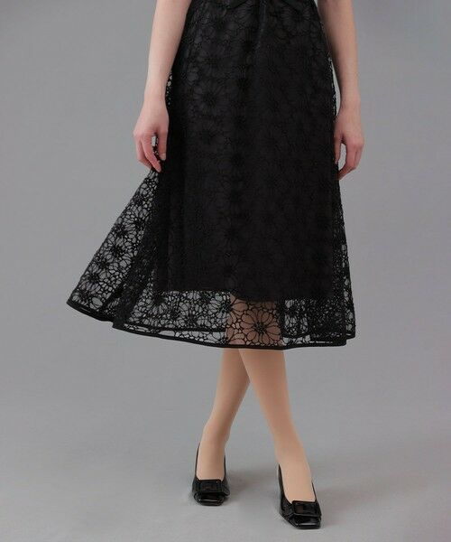 ANAYI / アナイ ロング・マキシ丈ワンピース | フラワー刺繍Aラインワンピース | 詳細6