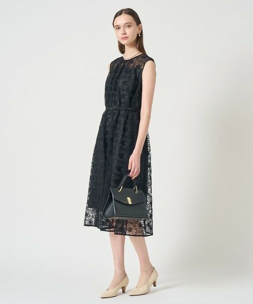 ANAYI / アナイ ロング・マキシ丈ワンピース | フラワー刺繍Aラインワンピース | 詳細8