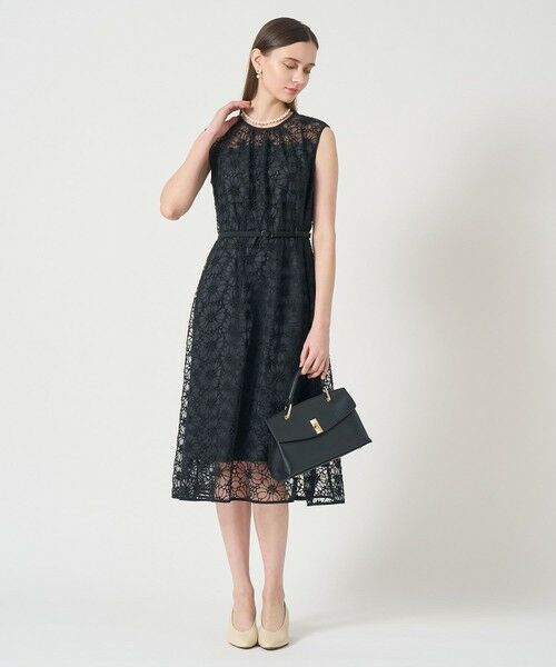 ANAYI / アナイ ロング・マキシ丈ワンピース | フラワー刺繍Aラインワンピース | 詳細9