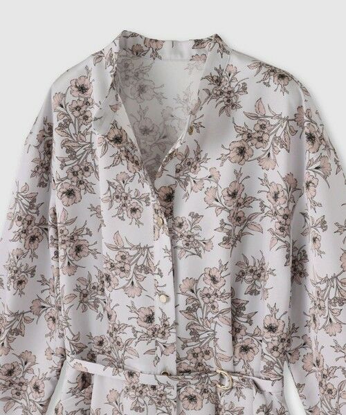 ANAYI / アナイ ミニ丈・ひざ丈ワンピース | ブロッサムタックシャツワンピース | 詳細11