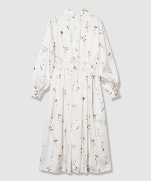 ANAYI / アナイ ロング・マキシ丈ワンピース | ボタニカルサテンプリントタック ワンピース | 詳細1