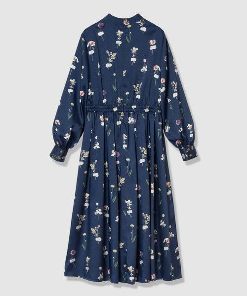 ANAYI / アナイ ロング・マキシ丈ワンピース | ボタニカルサテンプリントタック ワンピース | 詳細4
