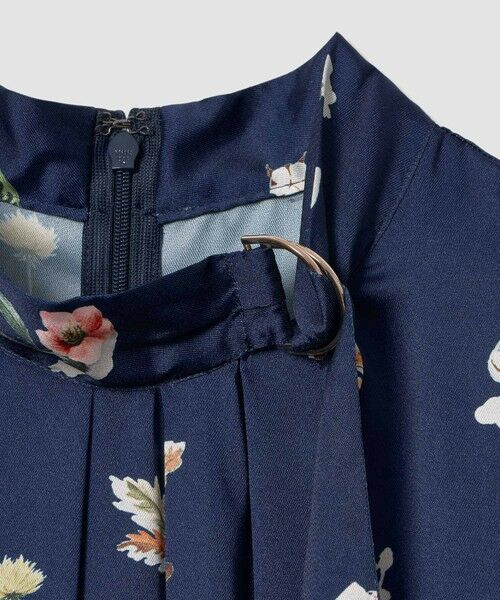 ANAYI / アナイ ロング・マキシ丈ワンピース | ボタニカルサテンプリントタック ワンピース | 詳細8