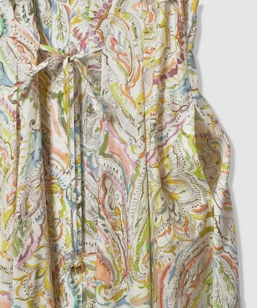 ANAYI / アナイ ロング・マキシ丈ワンピース | ペイントペイズリープリントフレア ワンピース | 詳細4