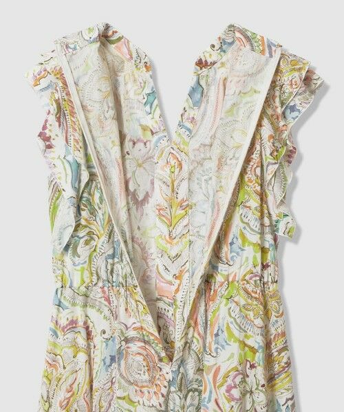 ANAYI / アナイ ロング・マキシ丈ワンピース | ペイントペイズリープリントフレア ワンピース | 詳細7