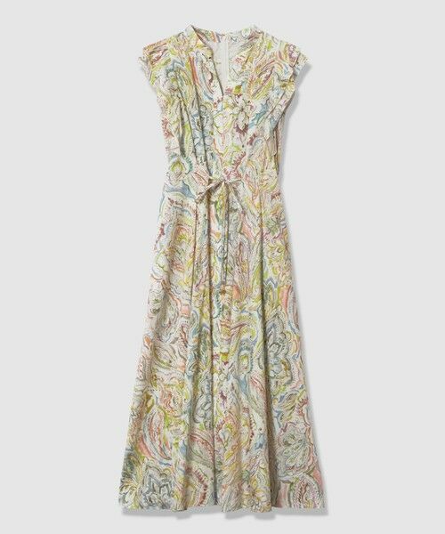 ANAYI / アナイ ロング・マキシ丈ワンピース | ペイントペイズリープリントフレア ワンピース(multi (09))
