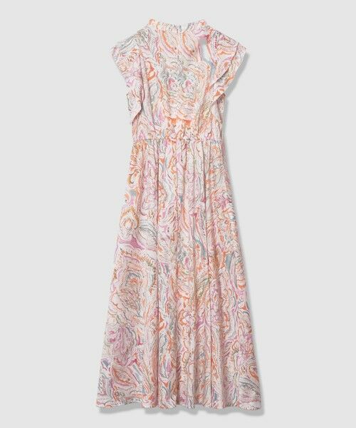 ANAYI / アナイ ロング・マキシ丈ワンピース | ペイントペイズリープリントフレア ワンピース | 詳細24