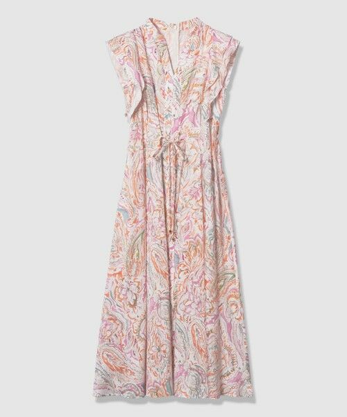 ANAYI / アナイ ロング・マキシ丈ワンピース | ペイントペイズリープリントフレア ワンピース | 詳細25