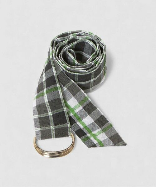 ANAYI / アナイ ロング・マキシ丈ワンピース | グリーンチェックカシュクール ワンピース | 詳細8