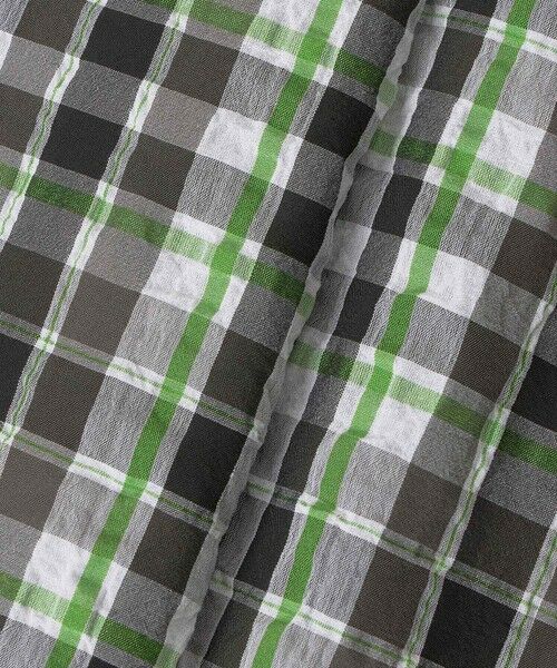 ANAYI / アナイ ロング・マキシ丈ワンピース | グリーンチェックカシュクール ワンピース | 詳細9