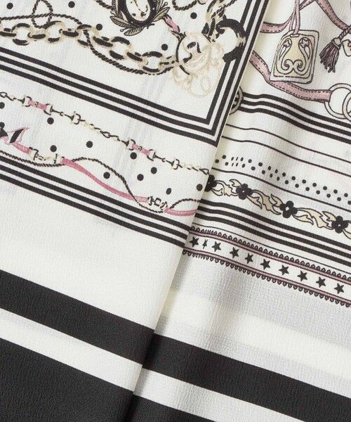 ANAYI / アナイ ミニ丈・ひざ丈ワンピース | スカーフプリントボウタイ ワンピース | 詳細13