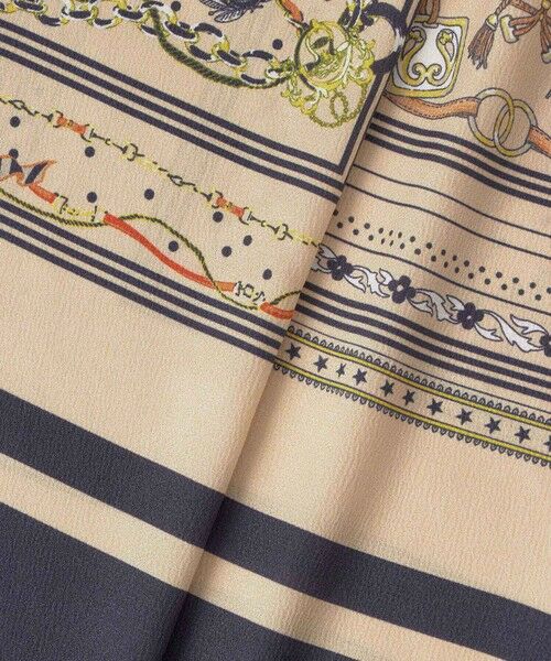 ANAYI / アナイ ミニ丈・ひざ丈ワンピース | スカーフプリントボウタイ ワンピース | 詳細10