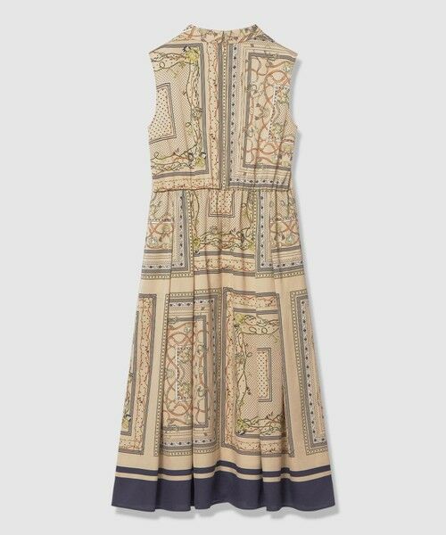 ANAYI / アナイ ミニ丈・ひざ丈ワンピース | スカーフプリントボウタイ ワンピース | 詳細4