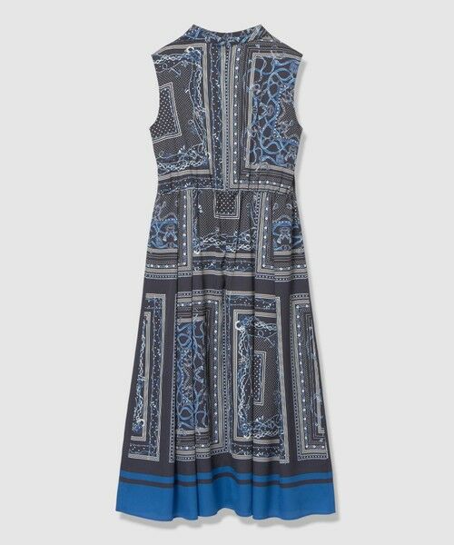 ANAYI / アナイ ミニ丈・ひざ丈ワンピース | スカーフプリントボウタイ ワンピース | 詳細29