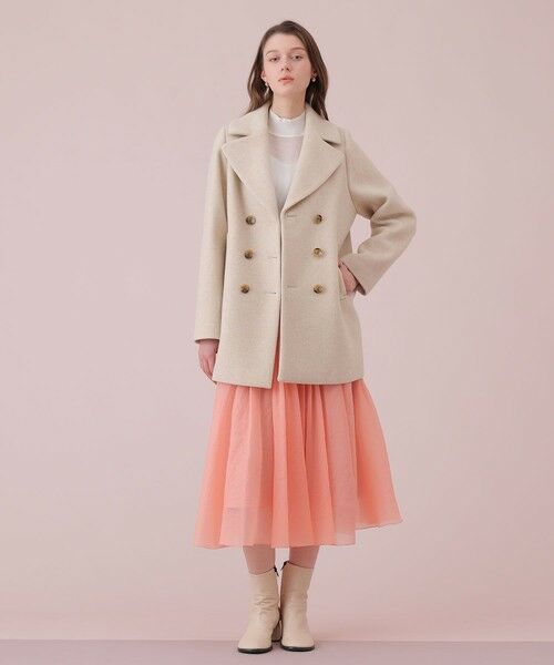 ANAYI / アナイ ピーコート | ラムウールビーバーPコート | 詳細8