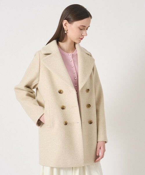 ANAYI / アナイ ピーコート | ラムウールビーバーPコート(beige (11))