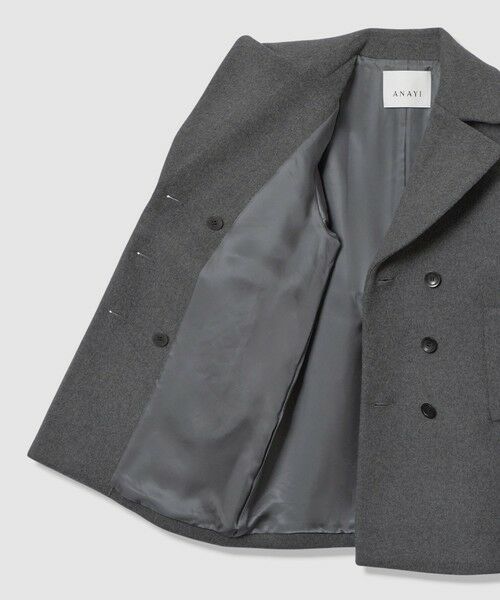 ANAYI / アナイ ピーコート | ラムウールビーバーPコート | 詳細20