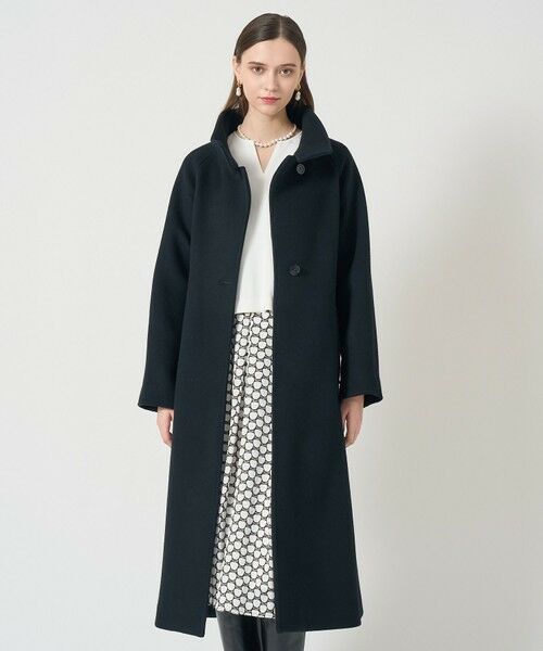 ANAYI / アナイ その他アウター | ラムウールビーバースタンドコート(black (95))