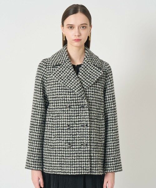 ANAYI / アナイ ピーコート | ループ千鳥ツイードPコート | 詳細1