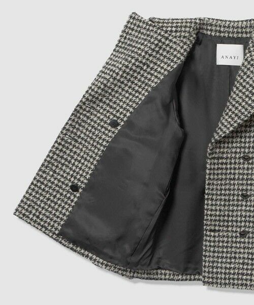 ANAYI / アナイ ピーコート | ループ千鳥ツイードPコート | 詳細14