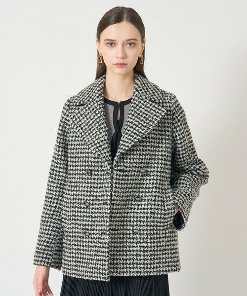 ANAYI / アナイ ピーコート | ループ千鳥ツイードPコート | 詳細4