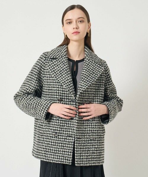 ANAYI / アナイ ピーコート | ループ千鳥ツイードPコート | 詳細5